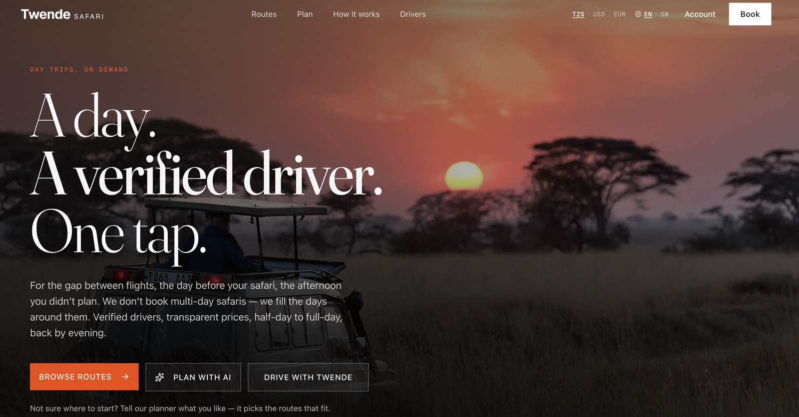 Twende Safari Platform